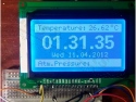 Display LCD ST7920- 128x64 pixels wit op blauw
